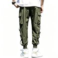 thumbnail image 2 of Men's Heavy Duty Cargo Pants Wear Resistant Multi Pocket Site Work Bottoms S-XL, 2 of 9