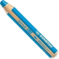 thumbnail image 4 of Multi-talented Pencil - STABILO Woody 3-in-1 - Blue Tones Box of 5 - Violet, Ultramarine, Blue, Cyan Blue & Turquoise + Sharpener, 4 of 7