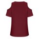 thumbnail image 5 of ICHUANYI Clearance Fashion Woman Causal Round-Neck Solid Blouse Short Sleeve T-Shirt Summer Tops(Wine, S) ICHUANYI WER2023080813401, 5 of 5