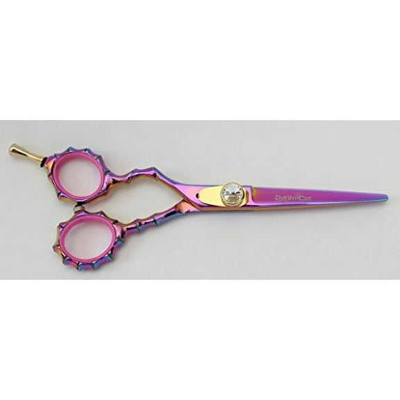 DreamCut Left Handed Professional Razor Scissors Titanium Coated 6