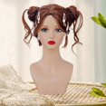 thumbnail image 1 of Cabeza de Maniquí Femenino, Soporte para Peluca, Modelo de Exhibición de Peluca de Busto de Cabeza de Muñeca Multifuncional de Moda para Centros Comer Estilo A, 1 of 7