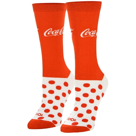 

Cool Socks Coca-Cola Coke Classic Socks for Women Fun Cute Prints Large