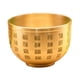 thumbnail image 2 of Cuenco de latón Feng Shui, Cuenca del Tesoro, escultura para el hogar, regalo, cilindro de , Mini Bai Fu Bowl, caracteres chinos Fu para gra, 2 of 9