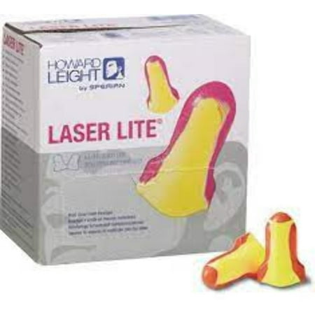 Honeywell Howard Leight®/Laser-Lite® Contoured T-Shape Polyurethane Foam Uncorded Earplugs (Polybag