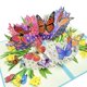 thumbnail image 5 of Tarjetas de felicitación con forma de ramo desplegable 3D con forma de mariposa CawrdWish, 5 of 7