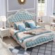 thumbnail image 2 of Bedroom furniture European full solid wood bed double bed American modern simple princess wedding bed real leather My Lux Decor Round, 2 of 3