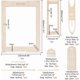 thumbnail image 2 of Kit de telar de 8 piezas, telar de madera para armar uno mismo con varilla de tejer, peine y aguja de ganchillo de madera., 2 of 7