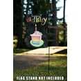thumbnail image 4 of Toland Home Garden Rainbow Cake Birthday Party Birthday Flag Double Sided 12x18 Inch, 4 of 5