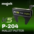thumbnail image 4 of Majek K5 P-204 golf Putter Right Handed Mallet Bullet Style with Alignment Line Up Hand Tool 33 Inches Teenage Boys Perfect for Lining up Your Putts, 4 of 4