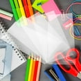 thumbnail image 1 of LABSERRON 100pcs Transparent Plastic Money Protector for Invoices and Tickets, 1 of 8