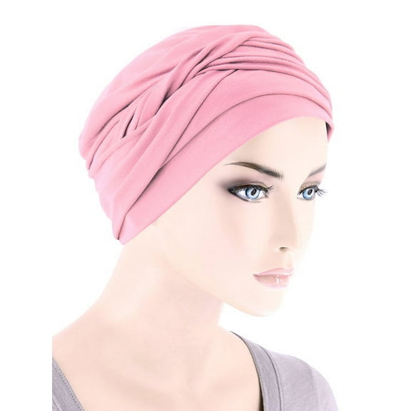 Twisty Turban in Buttery Soft Light Pink