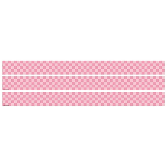 Teacher Created Resources Cool for School Pink Checkers Straight Border Trim, 35 Feet Per Pack, 3 Packs