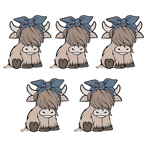 600Pcs Cow Print Stickers – Waterproof Vinyl Wall Decals For Room Decor, Nursery, Bathroom