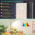 thumbnail image 3 of Grow Lights LBW Full Spectrum 214 LED para plantas de interior, 3 of 7
