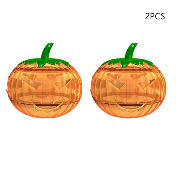 2PCS Pumpkin Shaped Flying Trap Catcher Tool Small Flying Animal Trap Catcher Tool Hanging Flying Animal Trap Catcher Tool