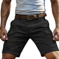 thumbnail image 4 of Lmueinov Men's Shorts 9'' Inseam Lightweight Classic Fit Cargo Shorts with Multi Pockets for Casual Work Summer Outdoor, 4 of 7