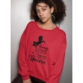 thumbnail image 2 of You Can Be A Unicorn  Sweatshirt Women -Image by Shutterstock, Female Medium, 2 of 4