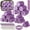 Purple, variant on GYNKY Self-Grip Hair Rollers Set for Women, Heatless Curls Overnight, Long Lasting Frizz-Free Curls Volumizing, 4 Sizes Roller with Clips for Long, Short Hair and Bangs - 50 Pcs, Pink