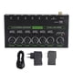 thumbnail image 2 of Mezclador De 6 Canales: Mezclador De Audio Estéreo Mini 6, Bajo Ruido Para Submezcla De Precisión, Mezclador De Línea Estéreo Ideal Para Micrófonos, Guitarras, Bajos,, 2 of 7