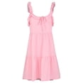 thumbnail image 5 of Vestido HUOGUO Minivestido de verano con hombros descubiertos para mujer, 5 of 5