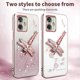 thumbnail image 3 of For Motorola Moto G64 5g/g54 5g Case Dragonfly Kickstand Tpu Flowers Glitter Phone Cover, 3 of 5