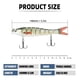 thumbnail image 3 of TARUOR 140mm Multi Jointed Swimbait Lifelike 8 Segment Fishing Swimbait Minnow Lures Artificial Hard Bait Lures Fishing Tackle, 3 of 5