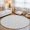 White, Charcoal Black, Jet Black, Gray, variant on Round Rugs 3Ft, Modern Simple Grid Round Area Rug Washable Indoor Throw Carpet, Abstract Minimalist Lines Boho Black Small Non Slip Circle Rug for Bedroom Living Room Home Decor Aesthetic