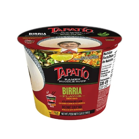 Tapatio Ramen Noodle Soup Birria Flavor (Pack of 8)