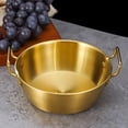 thumbnail image 2 of Stainless Steel Bowl Double Ear with Handle Sauce Seasoning Dish Food Container, 2 of 11
