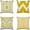 Style5, variant on Pillow Covers 18x18 Set of 4, Modern Sofa Throw Pillow Cover, Decorative Home Outdoor Linen Fabric Geometric Pillow Case for Couch Bed Car 45x45cm(Style5, Yellow)