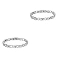 thumbnail image 3 of Brazalete de mujer Sonducket Festival en forma de corazón Cumpleaños Boda Compromiso Joyería Plata, 3 of 6