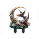 thumbnail image 1 of Estaca de colibrí para jardín | Tapón de tierra acrílico 2D para decoración de exteriores | Diseño de castillo para jardín, ideal para patios y jardines, 1 of 4