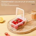 thumbnail image 5 of Refrigerator Storage Box under $5! Yrmaups Rectangular Refrigerator Storage Container, Airtight Food Box with Lid for Freezer Fridge, BPA-Free Plastic Organizer for Fruits Vegetables, Leftovers, 5 of 8