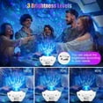 thumbnail image 6 of Galaxy Star Projector, Starry Projector Light with 21 Lighting Modes with Remote Control& Built-in Music Player Ocean Wave Star Projector/LED Nebula Cloud As Gifts for Kids Adults for Bedroom (White), 6 of 9