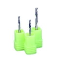 thumbnail image 3 of 10Pcs 4x22mm Single Flute Bit Carbide End Mill Set, CNC Router End Mills Fit For Wood Cutter Milling, 3 of 4
