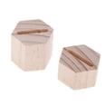 thumbnail image 3 of 1 paar Wooden Jewelry Wedding Bearer Display Stand Holder Organizer, 3 of 8