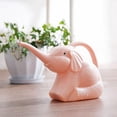 thumbnail image 3 of Regadera de elefante, regadera de interior novedosa, regadera decorativa y funcional Regadera de elefante rosa, 3 of 4