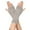 Light Gray, variant on Riforla Cable Knit Fingerless Gloves with Figure-8 Design Short Wrist Guard for Women Arm Warmth and Casual Use Khaki