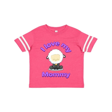 

Inktastic I Love My Mommy Cute Lamb for Mothers Day Gift Toddler Boy or Toddler Girl T-Shirt