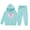 Mint Green, variant on WOYY Toddler Girls Bow Sweatsuit Casual Hoodie Sweatpants Outfits, Sizes 2-3T