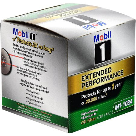 Mobil 1 M1-108A Extended Performance Oil Filter (Best Aftermarket Oil Filter)