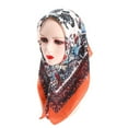 thumbnail image 3 of Baberdicy Muslim Head Cover, C Scarfs Wrap Scarf Scarf for Islam Lady Print Muslim Neck Neckerchief Head Women Travel Wrap Cashew Folk-Custom Shawl Scarf Women Scarves One Size, 3 of 3