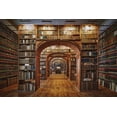 thumbnail image 2 of Aurednik, Patrick 24x17 Black Ornate Wood Framed with Double Matting Museum Art Print Titled - Upper Lausitzian Library Of Sciences, 2 of 4
