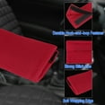 thumbnail image 3 of Unique Bargains 2 Pcs Universal Red Seat Belt Cover Shoulder Pad Strap Protector Red for Car SUV Truck Polyester, 3 of 7