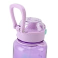 thumbnail image 5 of YAHHU Sports Water Bottle 33.81 oz / 1000ml Portable Leakage Proof Gym Cup with Detachable Straw and Handle Shoulder Strap for Students Outdoor Activities Purple, 5 of 9