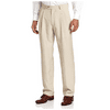 Haggar Men's Stria Pleat Front Suit Separate Pant, Tan, 34x29