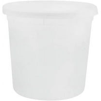 Heavy Duty Deli Containers with Lids | Airtight Food Storage Containers | Clear Kitchen Organizing Leak Proof, BPA-free 86 oz, Heavy Duty | 5CT