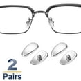 thumbnail image 3 of Eyeglass Nose Pad Thickness Anti-Slip Glasses Nose Grips for Plastic Frames Silver, 3 of 7