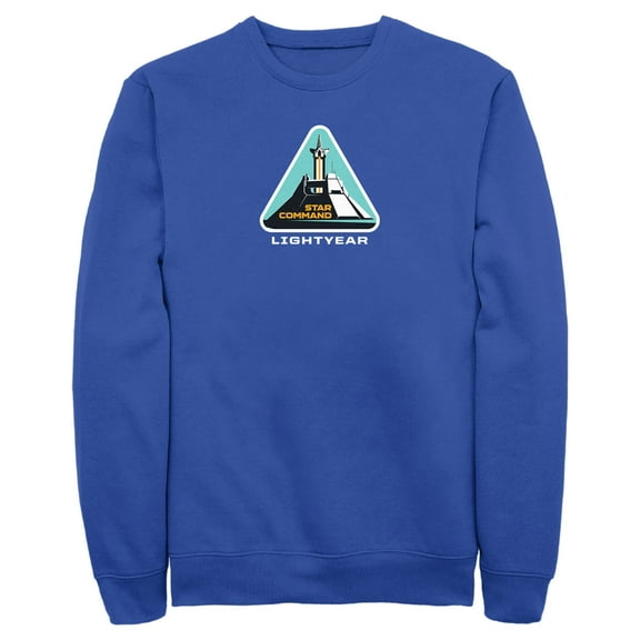 Men's Lightyear Star Command Launch  Sweatshirt Royal Blue Small