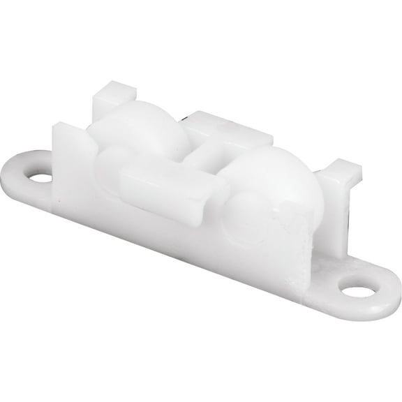 Roller Assembly, 3/8 in., Plastic, Flat Edge, Tandem